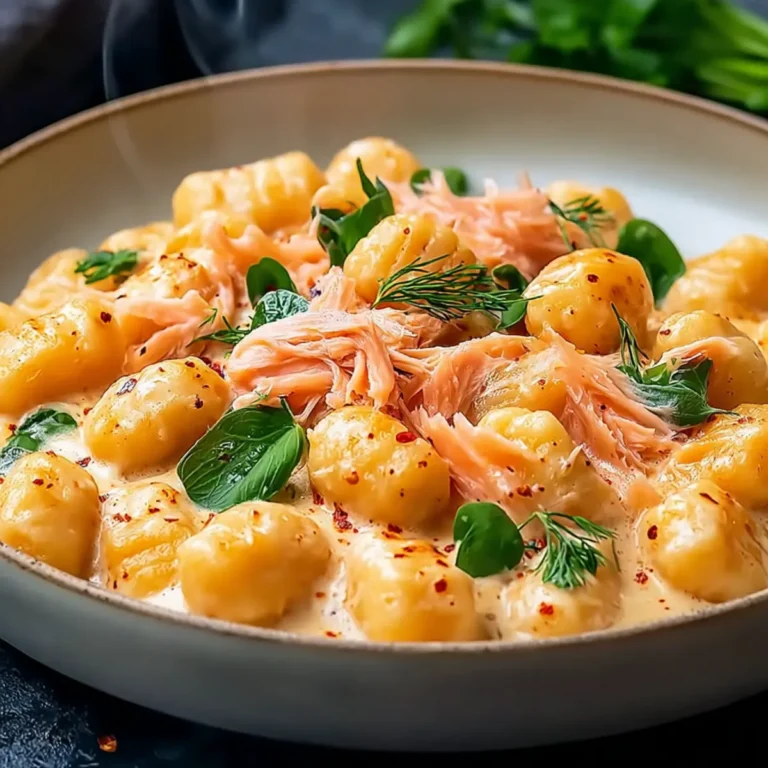 Saftige Räucherlachs Gnocchi
