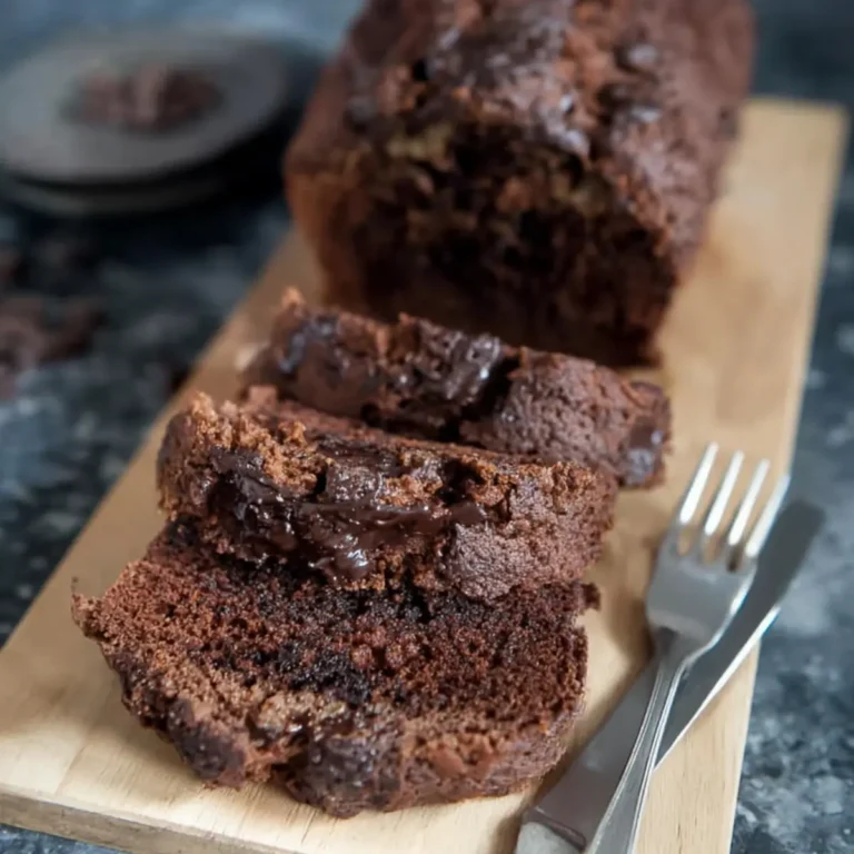 Schokoladen Bananen Brot