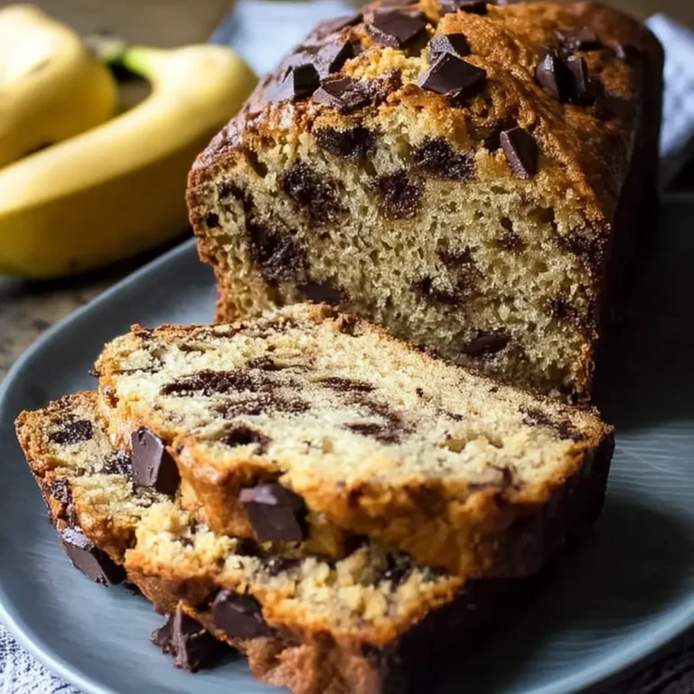 Schokoladenstückchen Bananenbrot