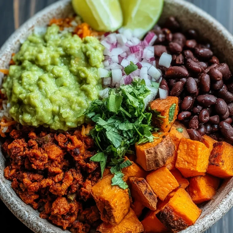 Süßkartoffel Burrito Bowl