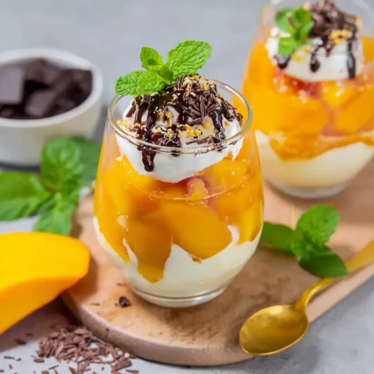 Solero Dessert im Glas