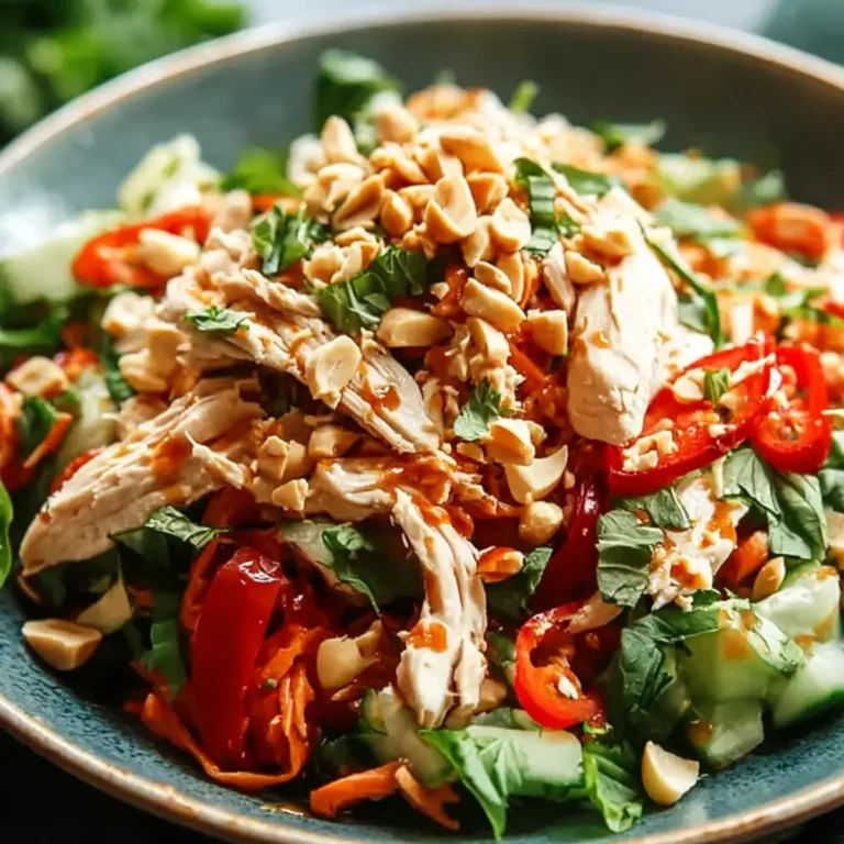 Thai inspirierter Hähnchensalat