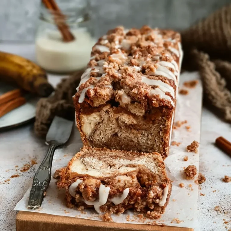Veganes Zimt Strudel Bananenbrot mit Zimt Streusel