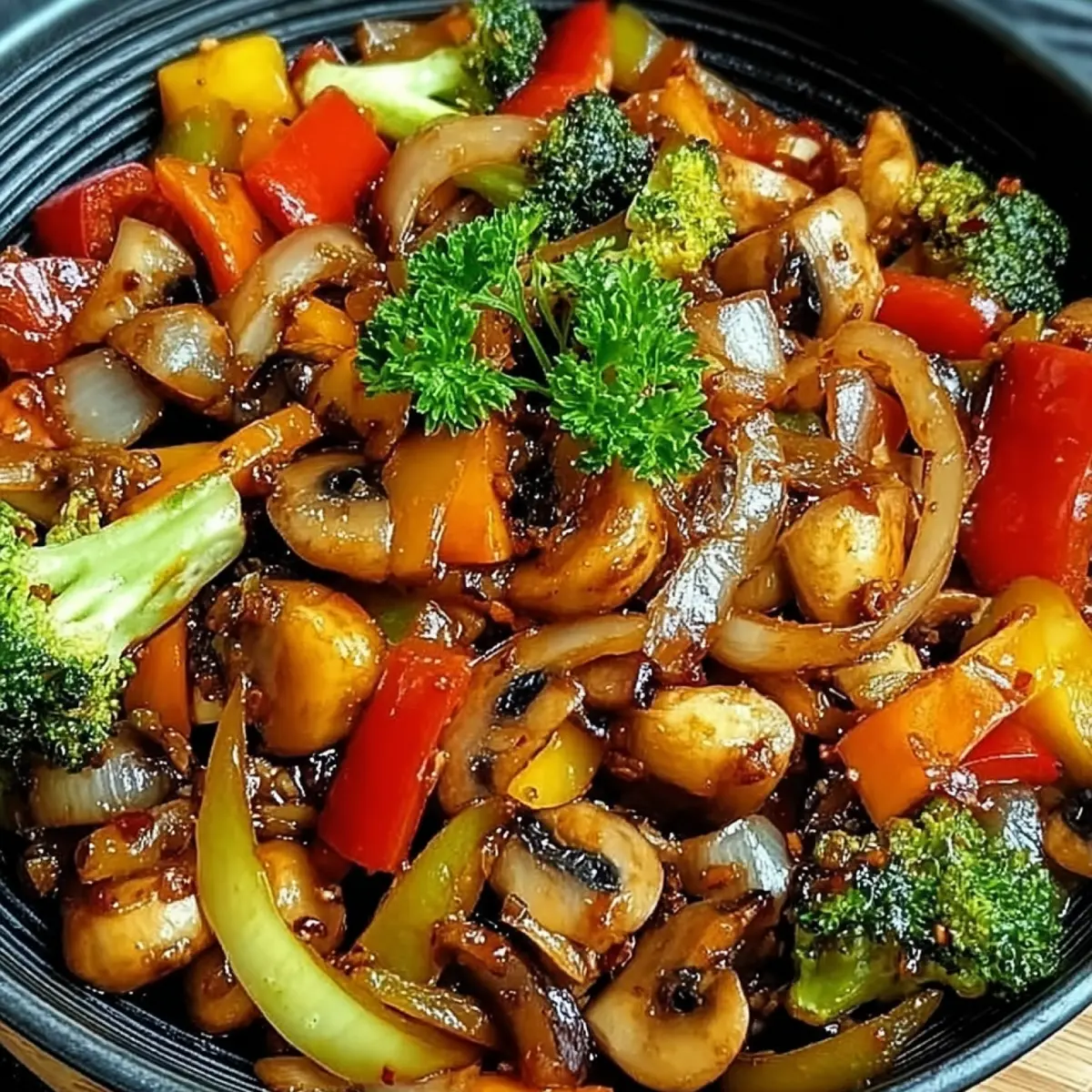 Vegetarische Gemüsepfanne