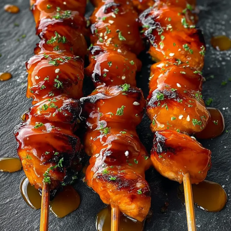 Wuerzige Honigspiesse