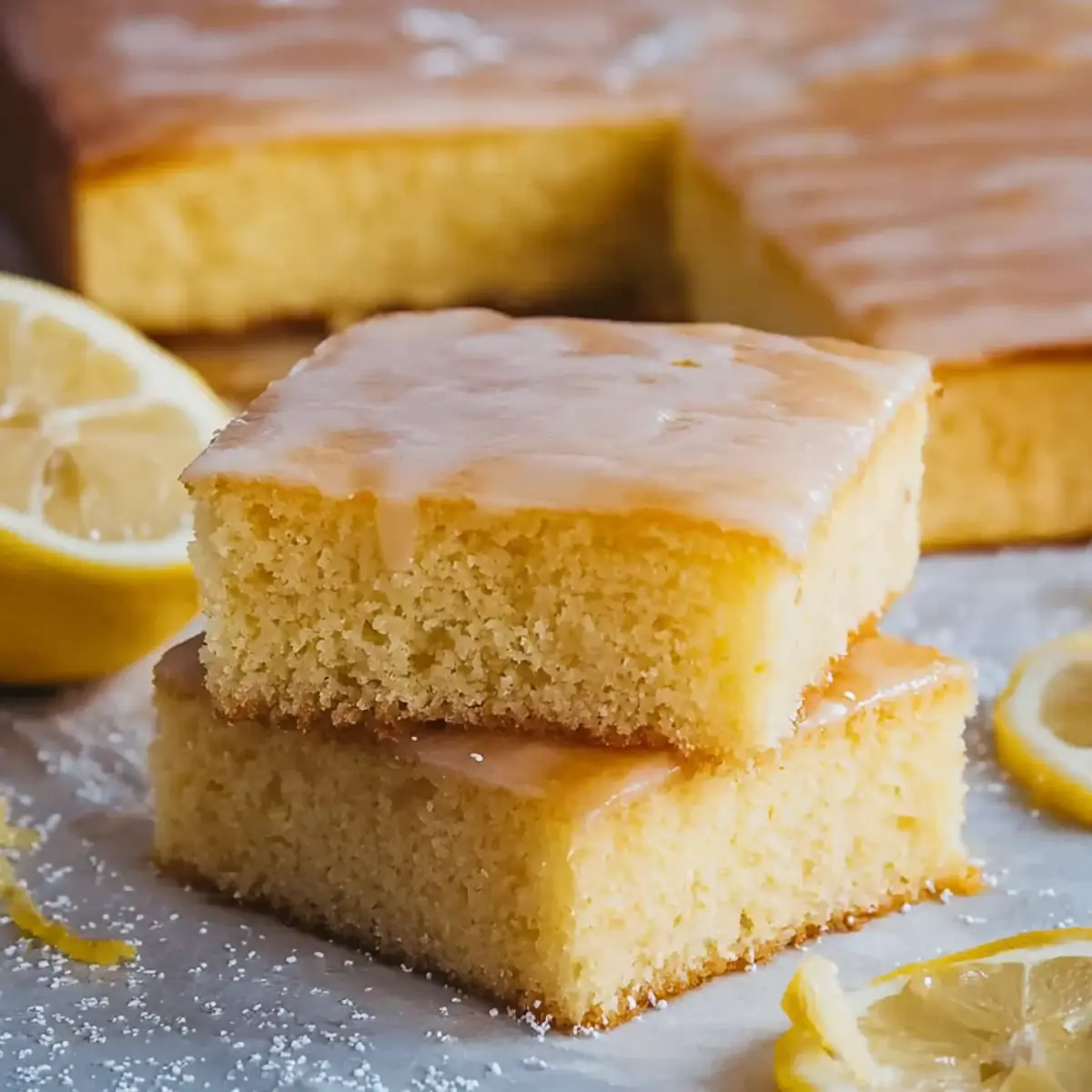 Zitronenkuchen vom Blech