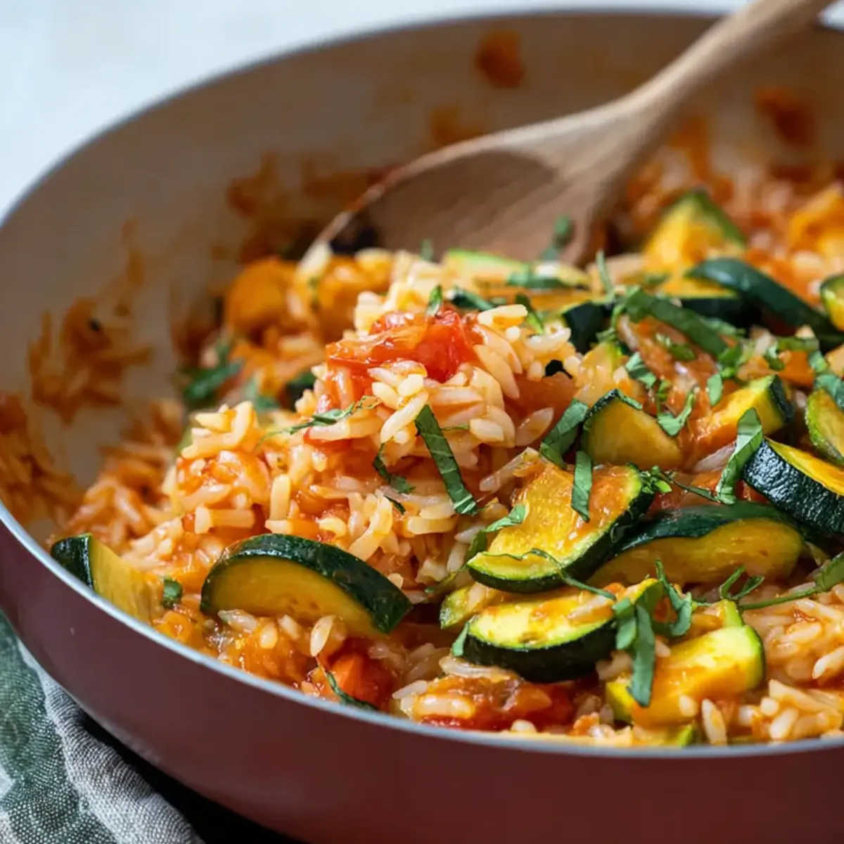 Zucchini Tomaten Reis