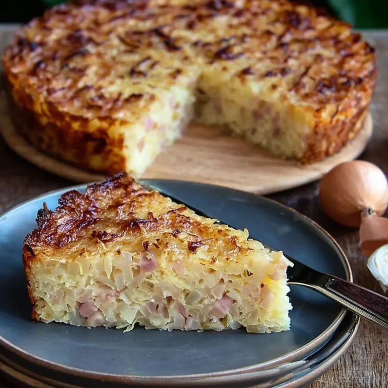 Zwiebelkuchen ohne Boden