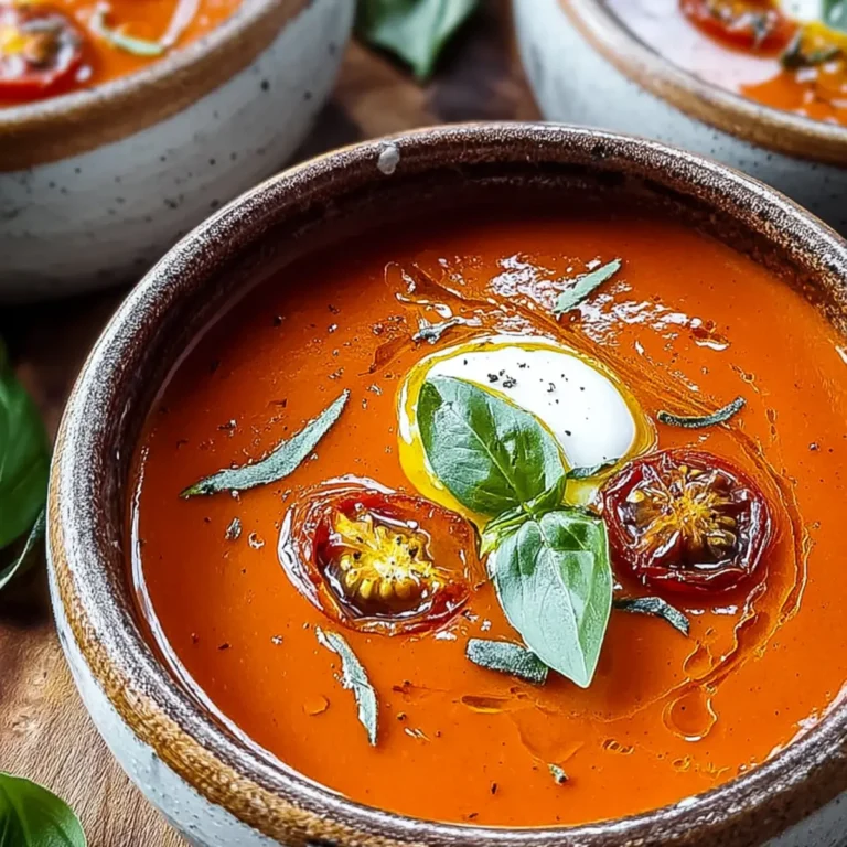 geröstete Tomatensuppe