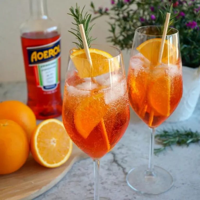 Alkoholfreier Aperol Spritz