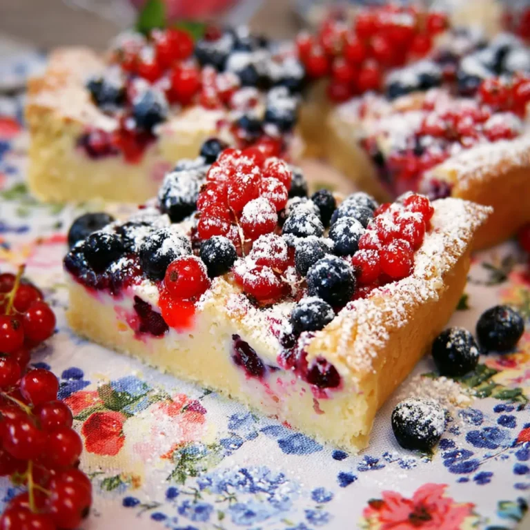 Buttermilchkuchen mit Beeren