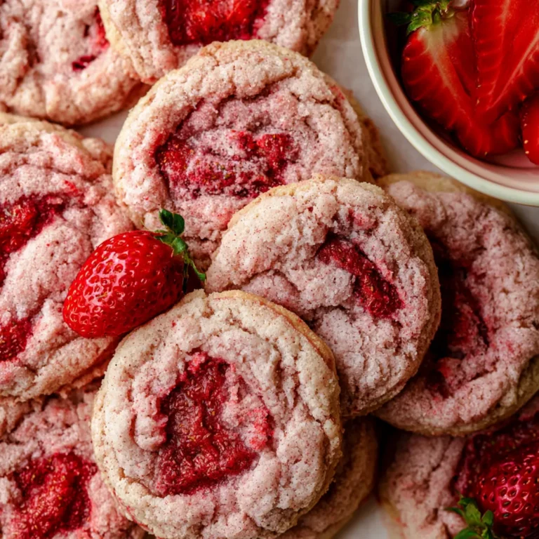 Erdbeer Cookies