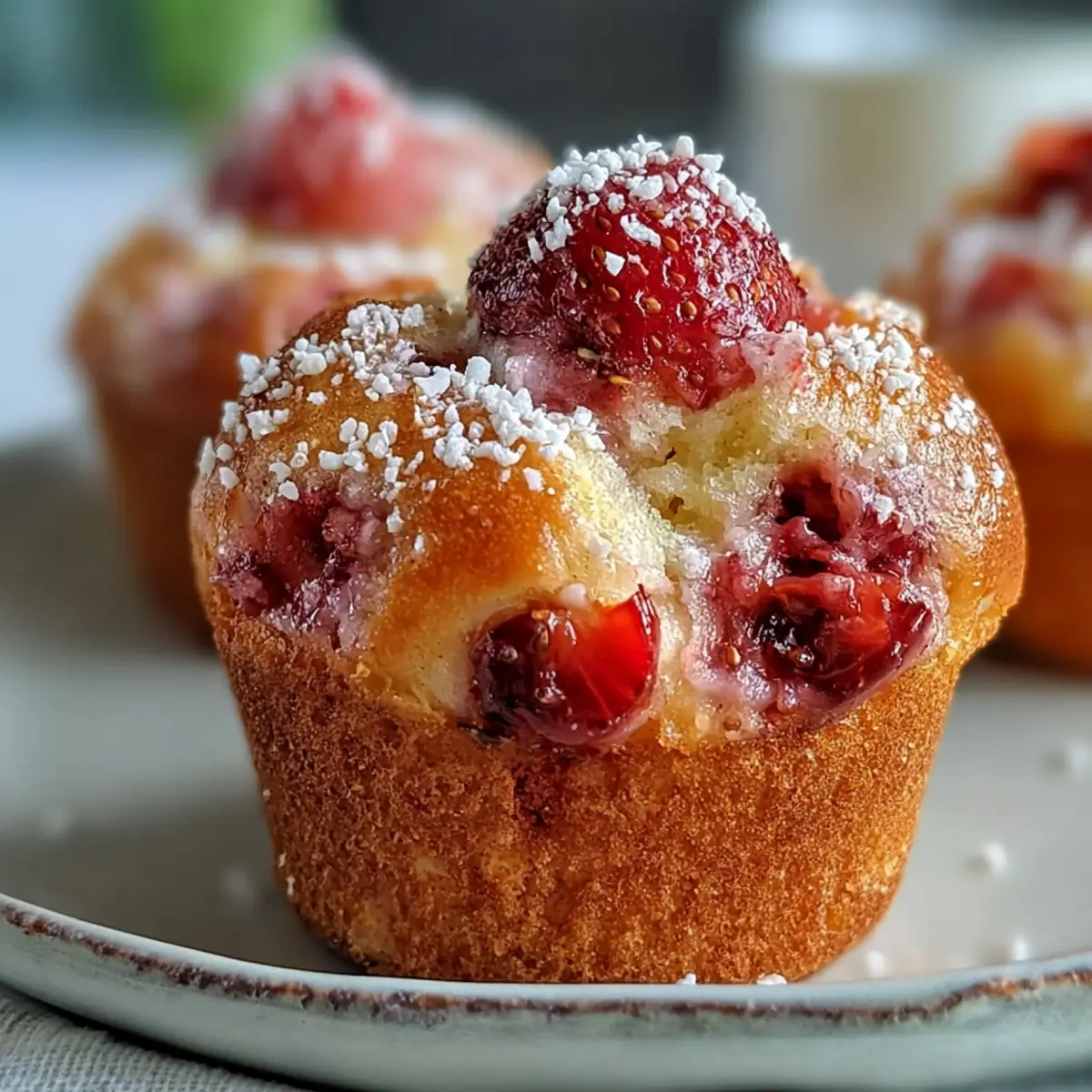 Erdbeer Joghurt Muffins