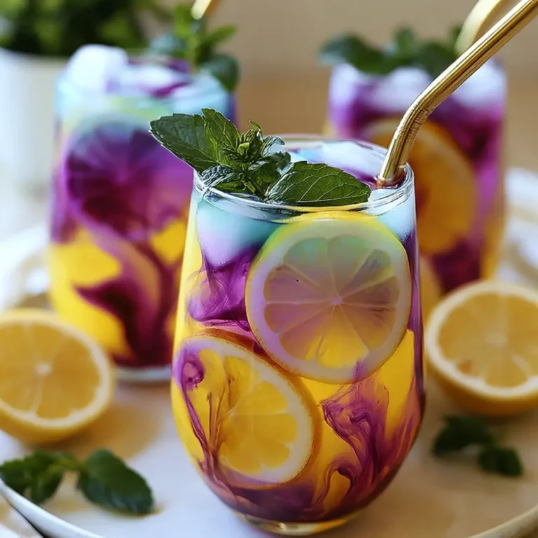 Farbwechselnde Limonade