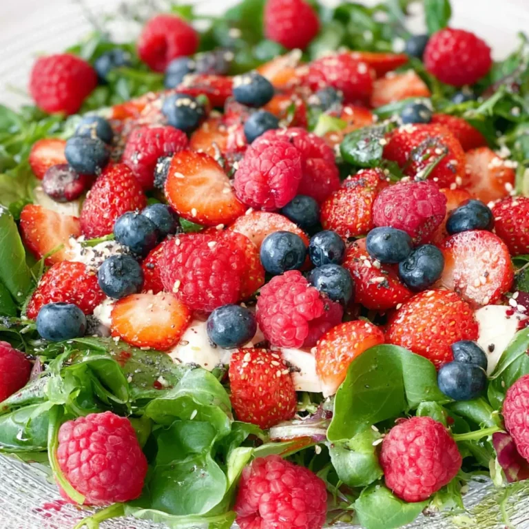 Feldsalat mit Beeren