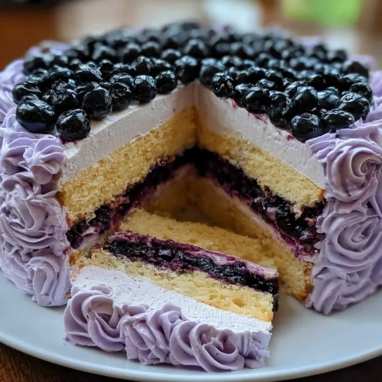 Heidelbeertorte mit Sahne