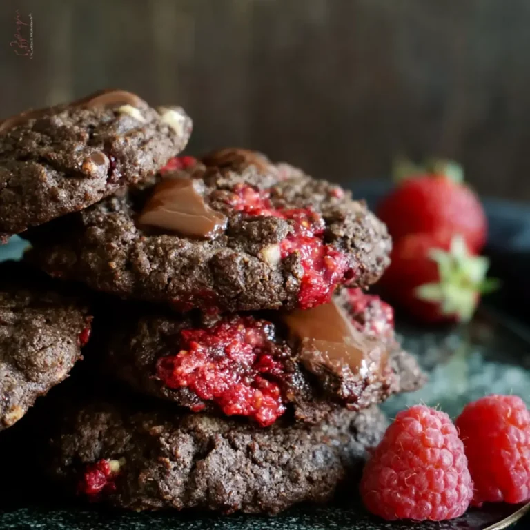 Himbeer Schoko Cookies