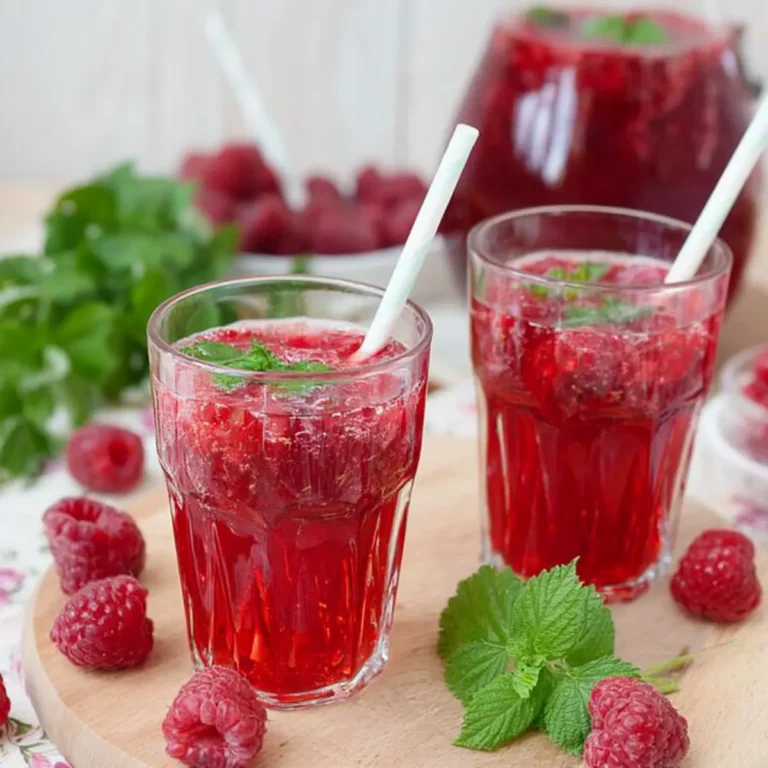 Himbeerbowle ohne Alkohol