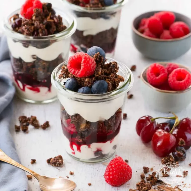 Knusper Dessert im Glas