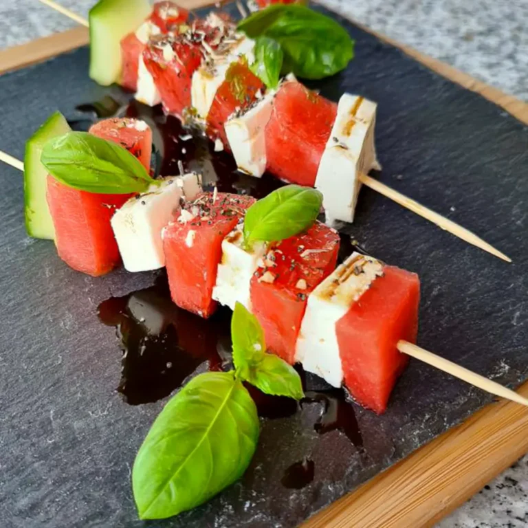 Melone Feta Spieße