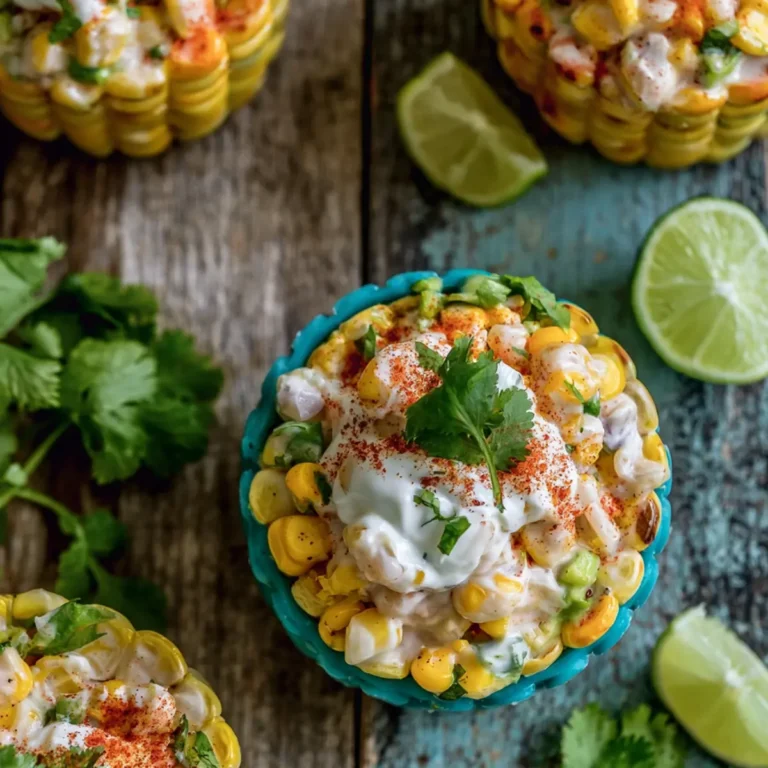 Mexikanische Street Corn Salat Cups