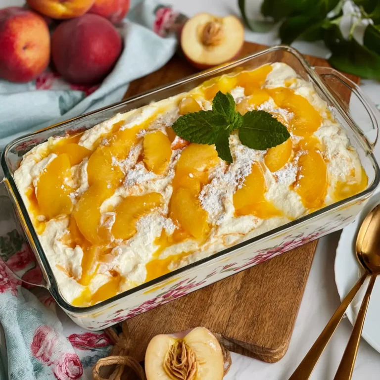 Pfirsich Tiramisu