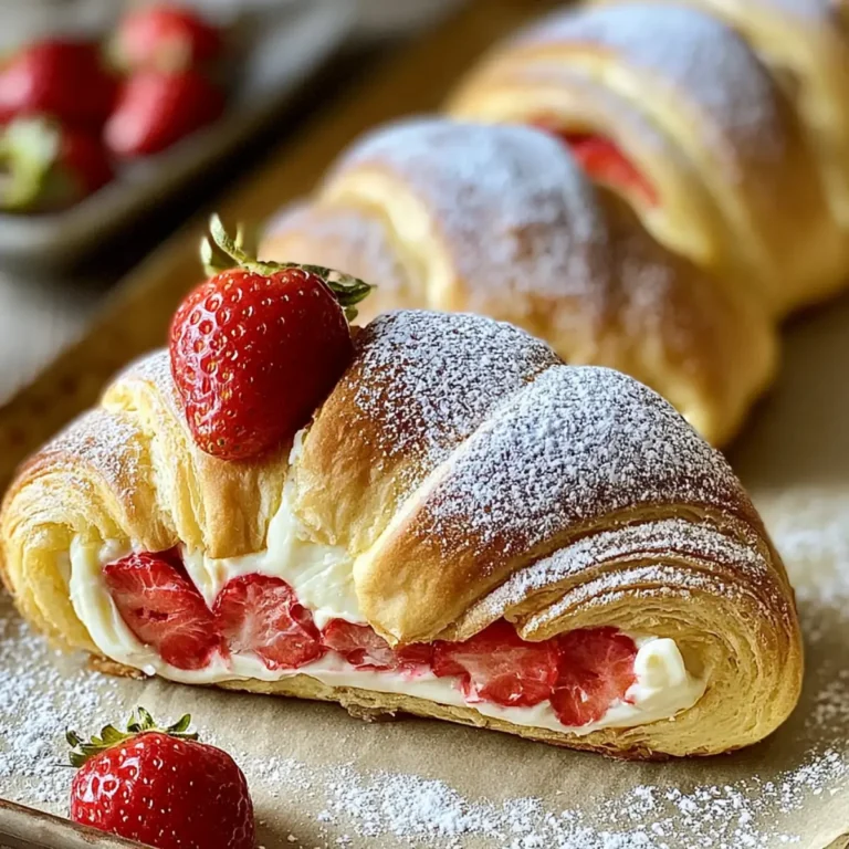 Süße Erdbeer Käsekuchen Rollen