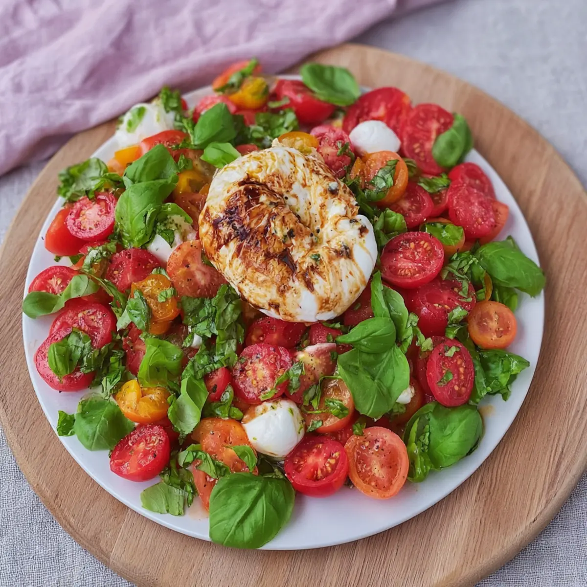Tomatensalat mit Burrata