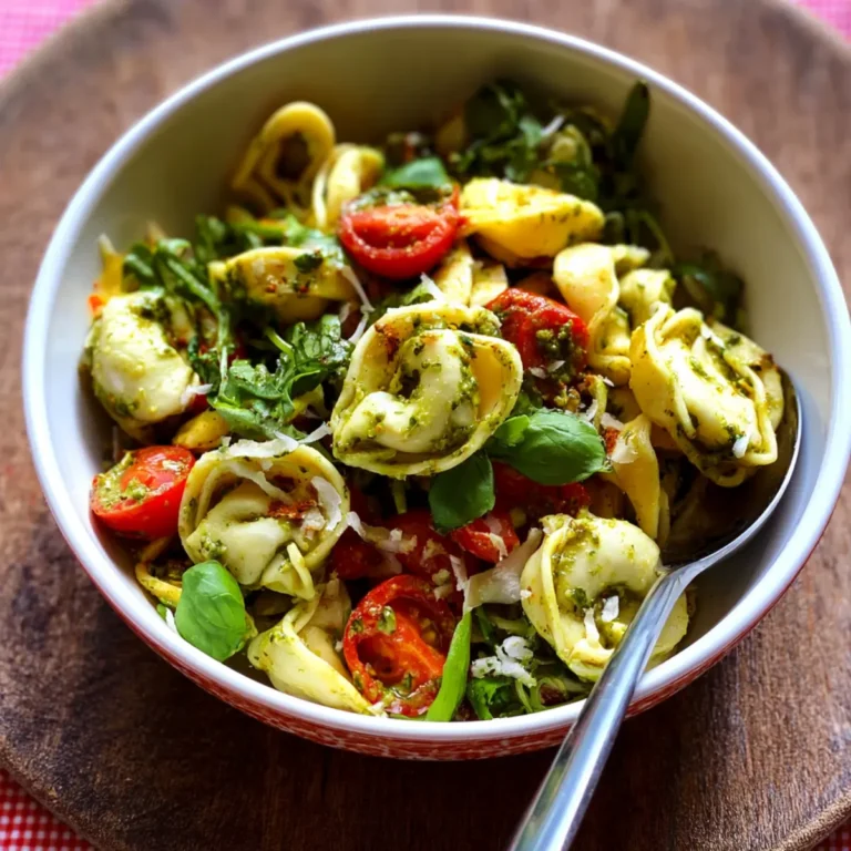 Tortellinisalat mit Pesto
