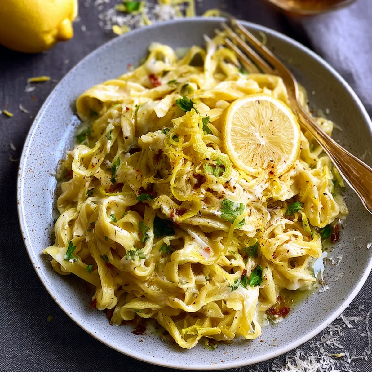 Zitronenpasta