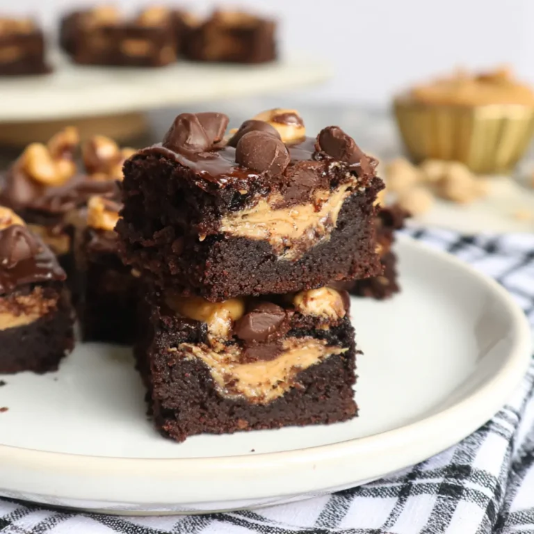 3-Ingredient Chocolate Peanut Butter Brownie Bites recipe