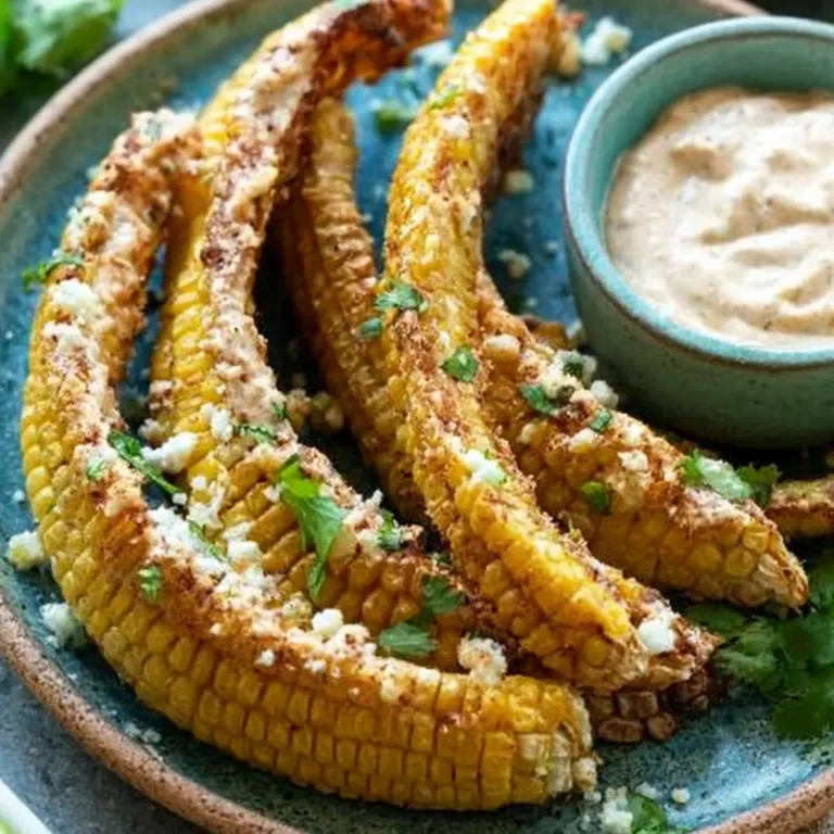 Air Fryer Elote Corn Ribs