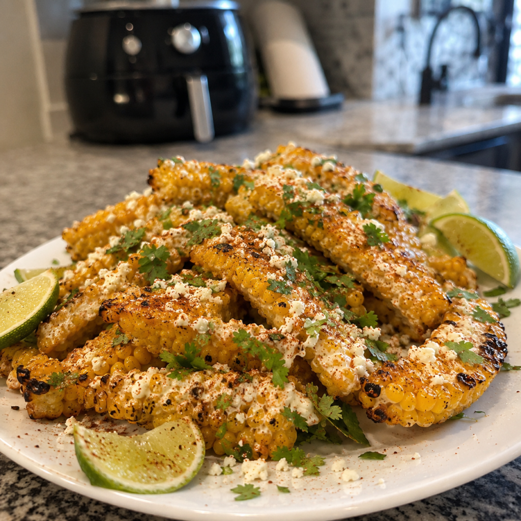 Air Fryer Elote Corn Ribs