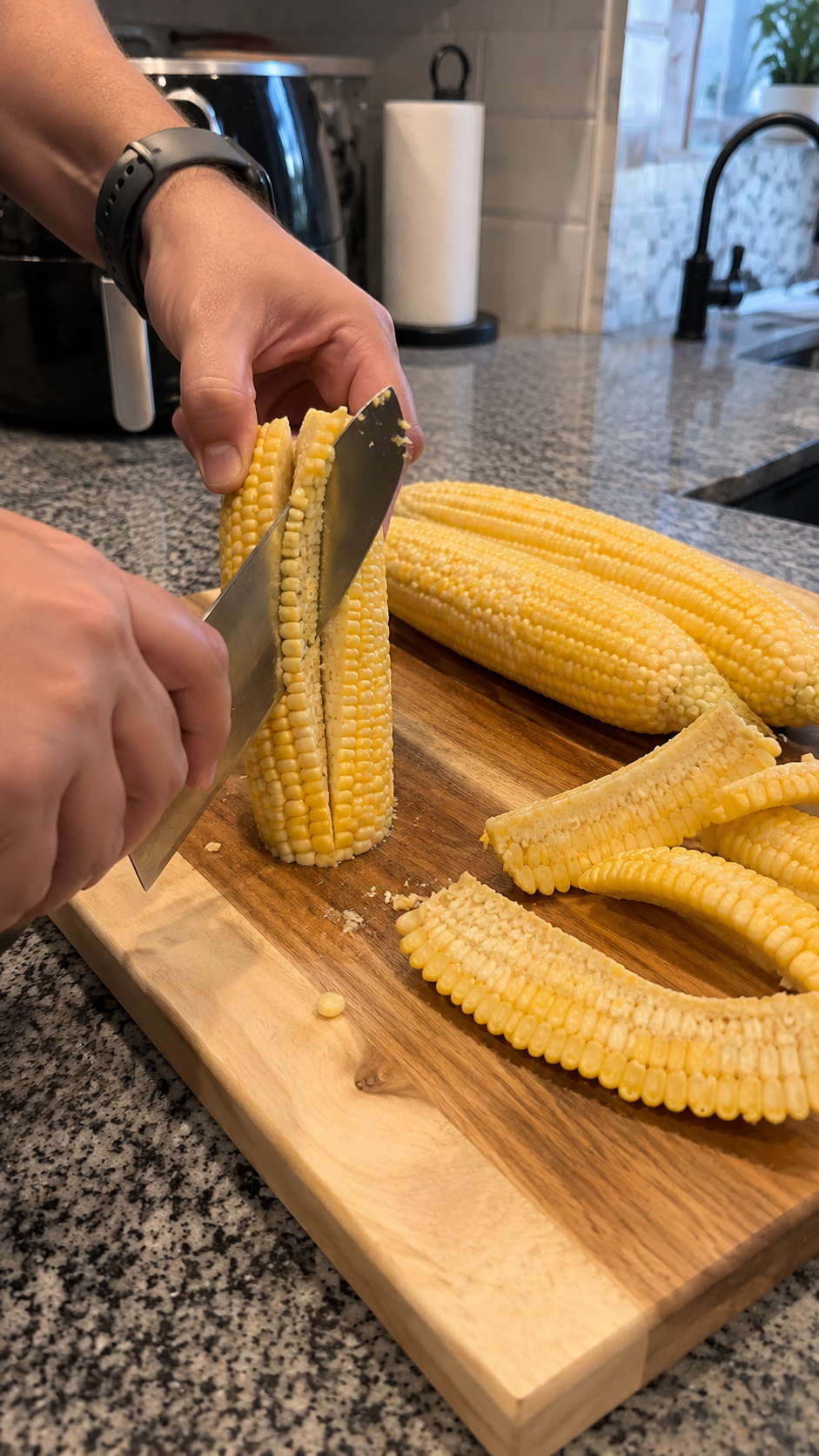 Air Fryer Elote Corn Ribs