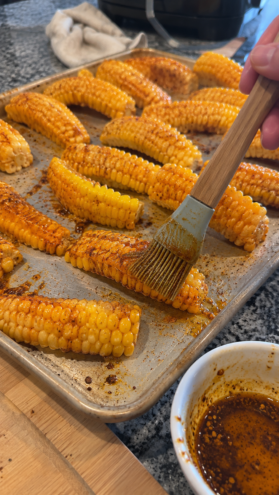 Air Fryer Elote Corn Ribs