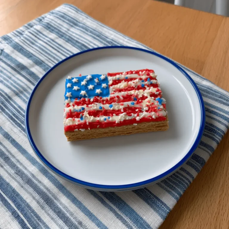 American Flag Graham Cracker Treats