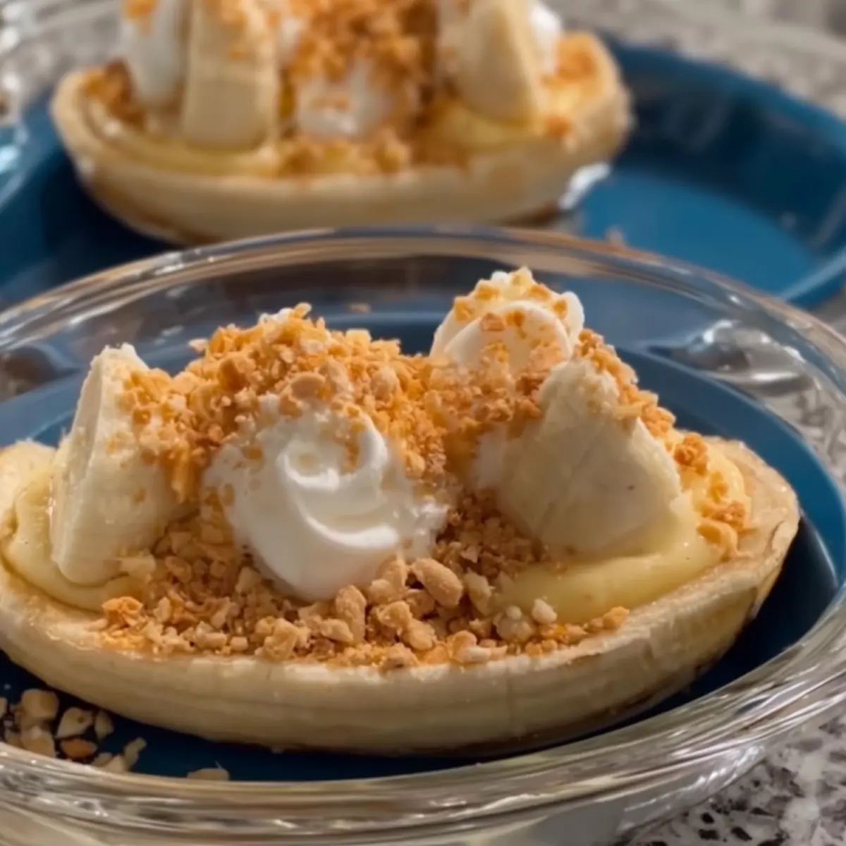 Banana Pudding Banana Split Boats