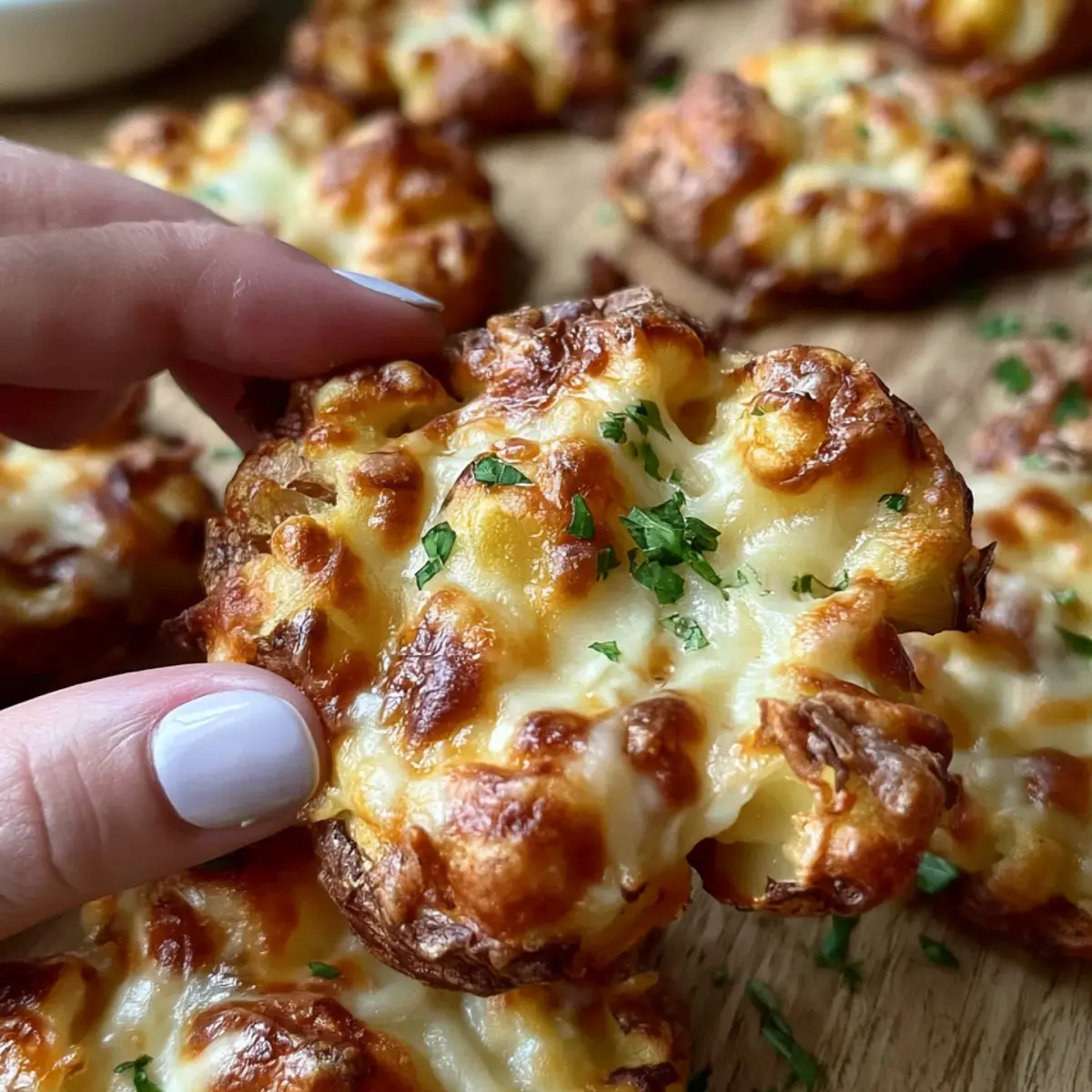 Best Cheesy Smashed Potatoes