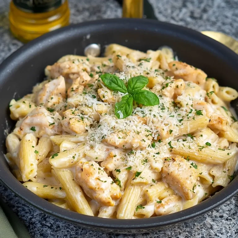 Creamy Garlic Butter Chicken Pasta