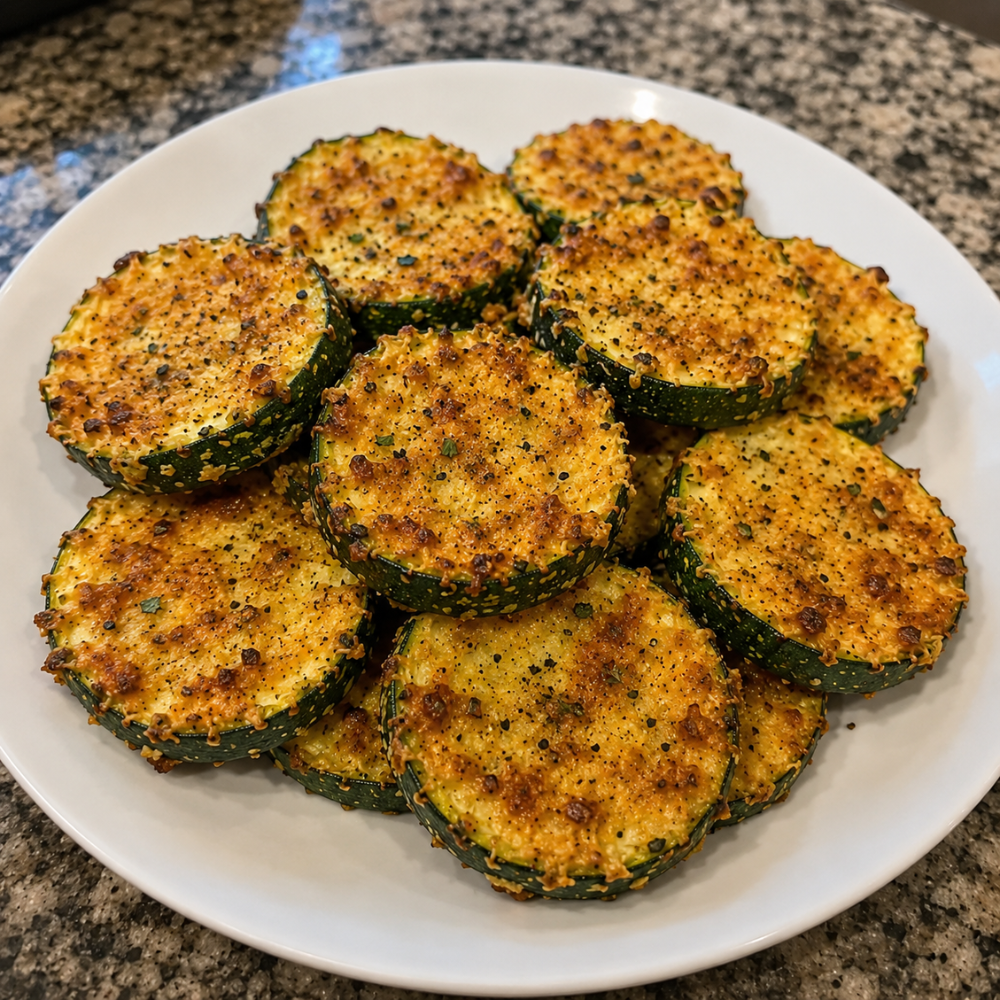 Crispy Baked Parmesan Zucchini Rounds (1)