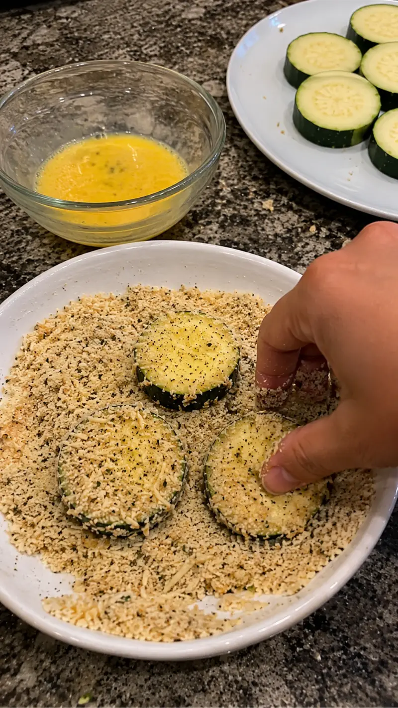 Crispy Baked Parmesan Zucchini Rounds (6)