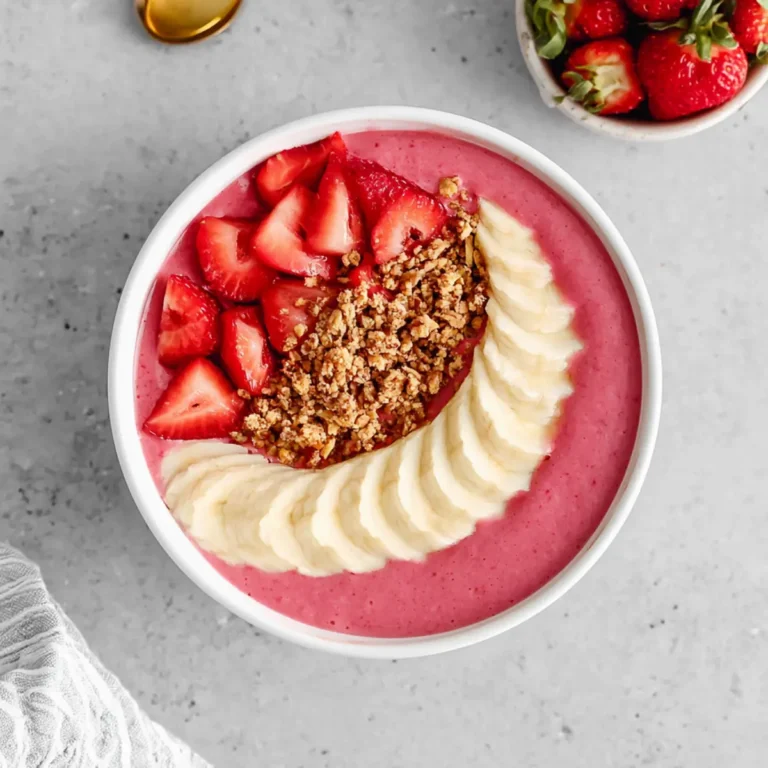 Erdbeer Bananen Smoothie Bowl