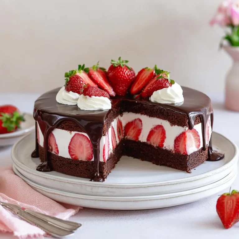 Erdbeer Schoko Torte