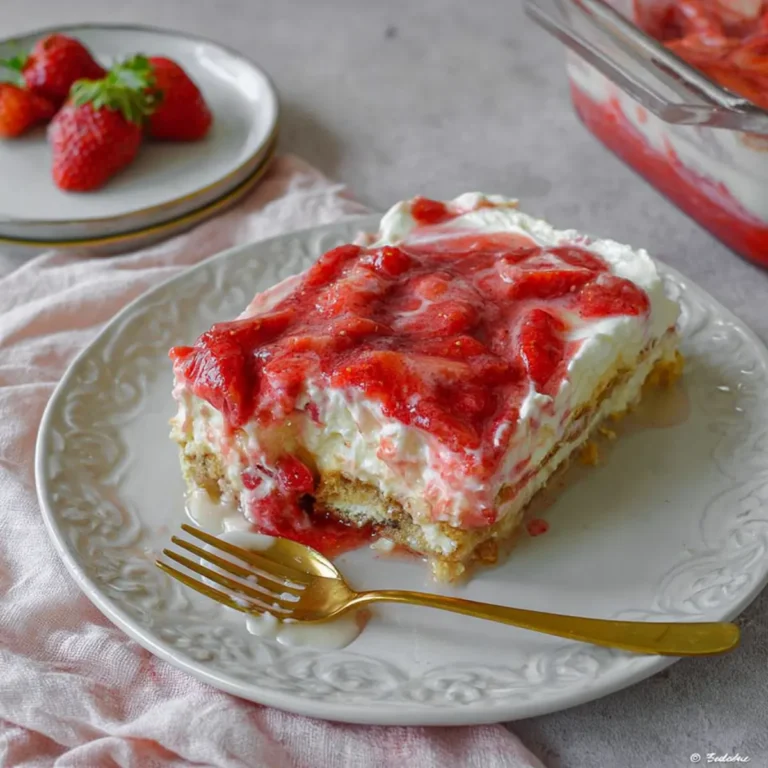 Erdbeer Tiramisu mit Mascarpone und Quark