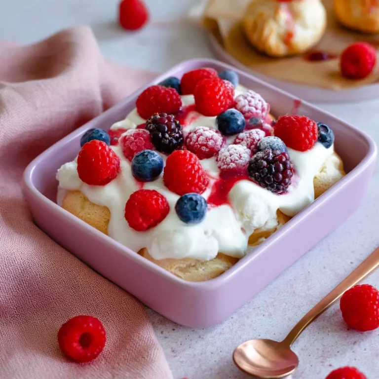 Mini Windbeutel Dessert