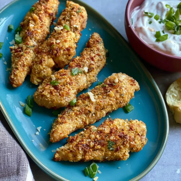 Parmesan Chicken Fingers (Low Carb)