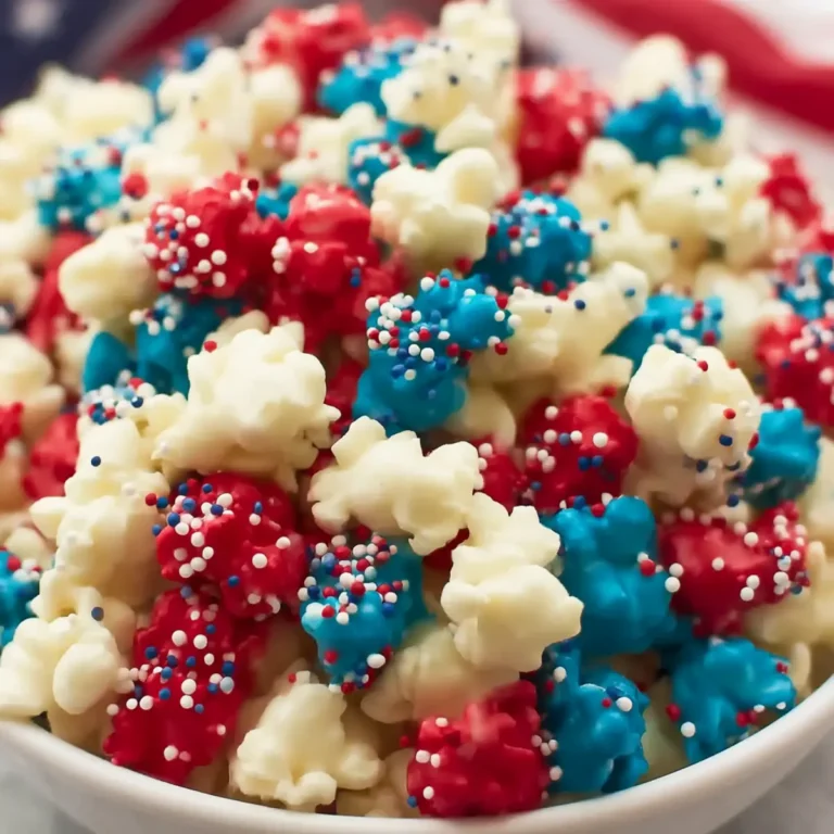 Patriotic Popcorn Easy Recipe