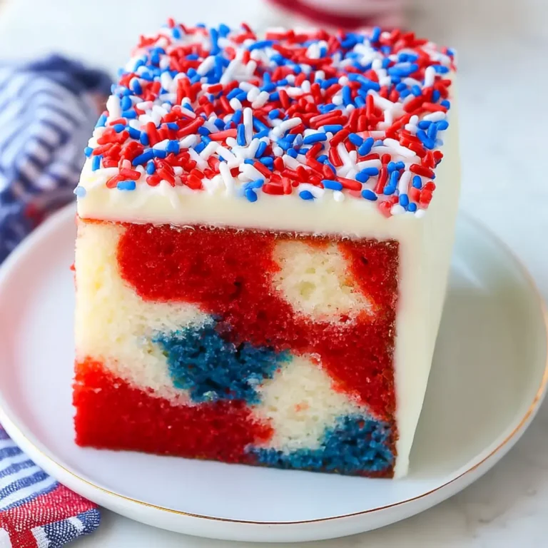 Red White and Blue Cake