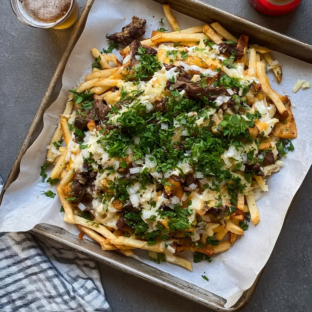 Steak & Chimi Loaded Fries