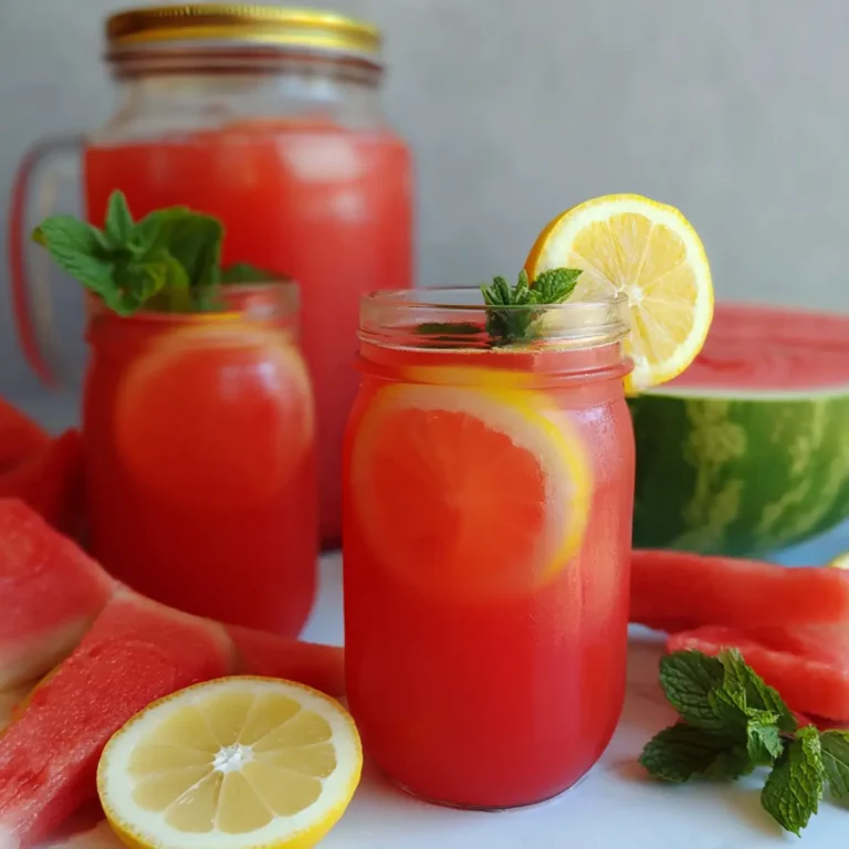 Wassermelonen Minz Limonade